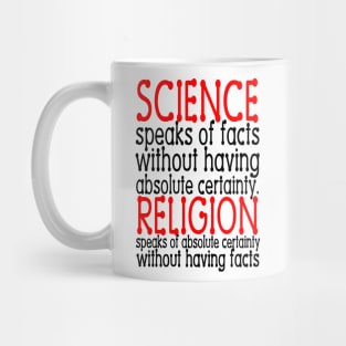 Science Speaks of Facts Mug